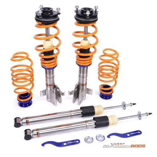 Stainless steel coilovers - stainless, for
